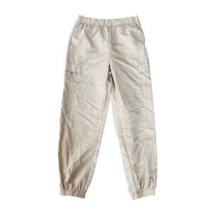 DSG girls woven cargo high rise jogger pants Sandy slate size M 10-12 NWT